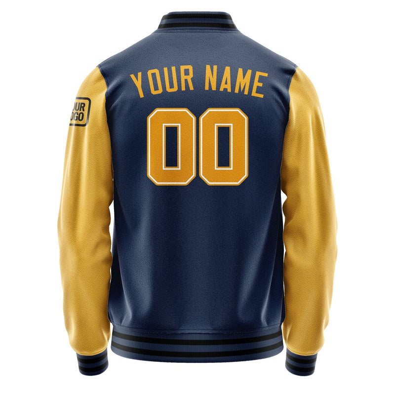 Custom Blue Yellow Jacket Jb1010191017191817