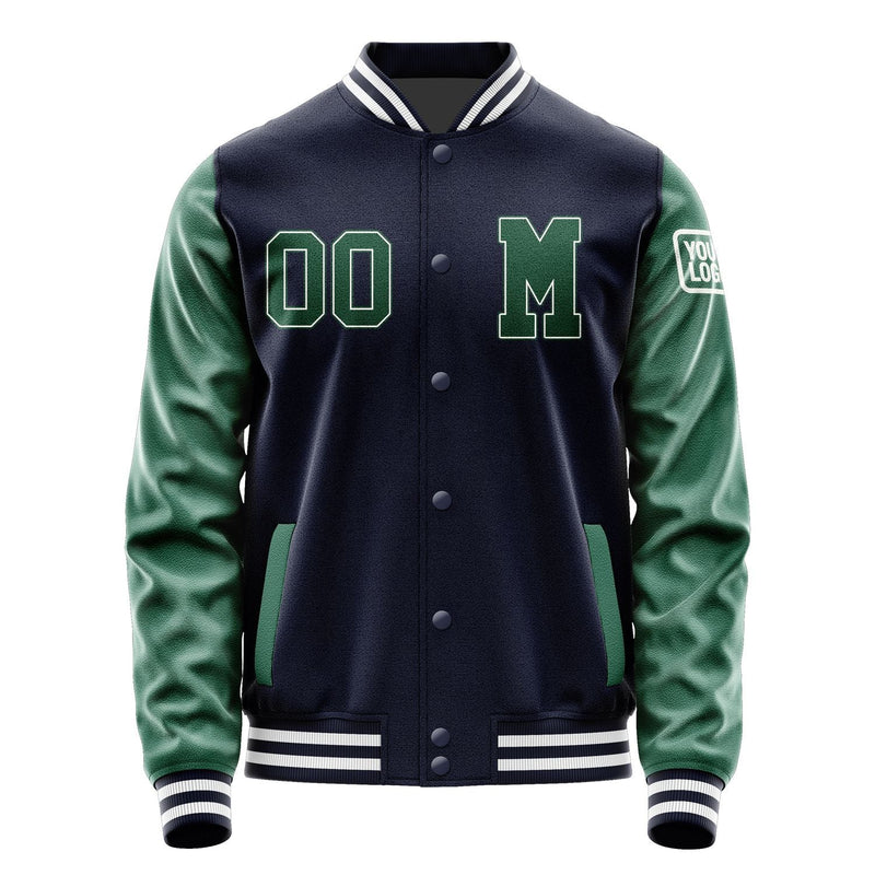 Custom Navy Green Jacket Jb1111051118051818