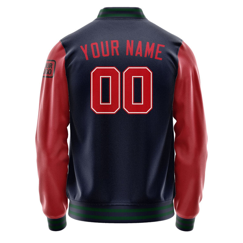 Custom Navy Red Jacket Jb1111141105141817