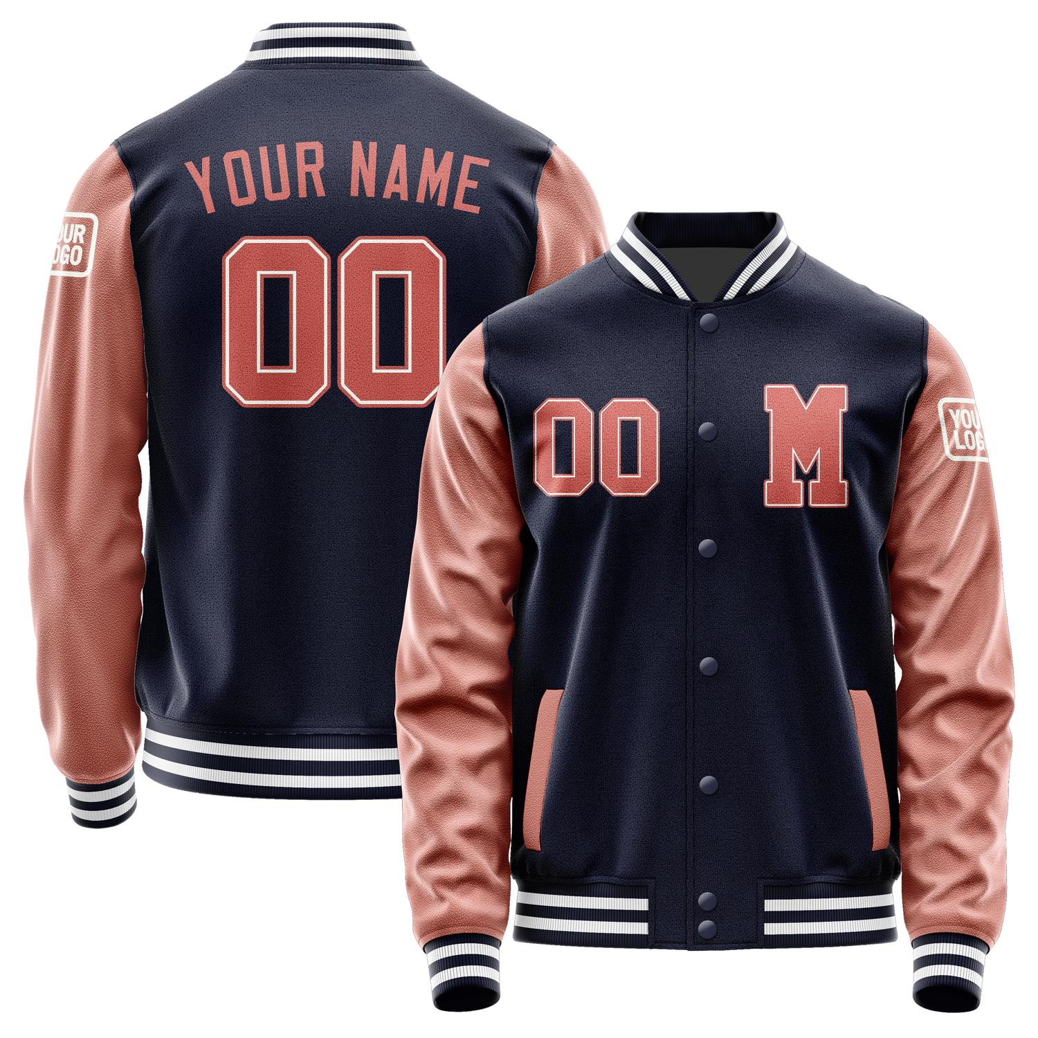 Custom Navy Copper Rose Jacket Jb1111291118291818