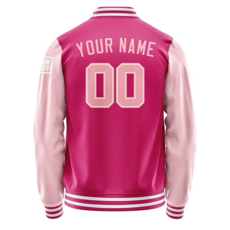 Custom Pink Light Pink Jacket Jb1313211318211818