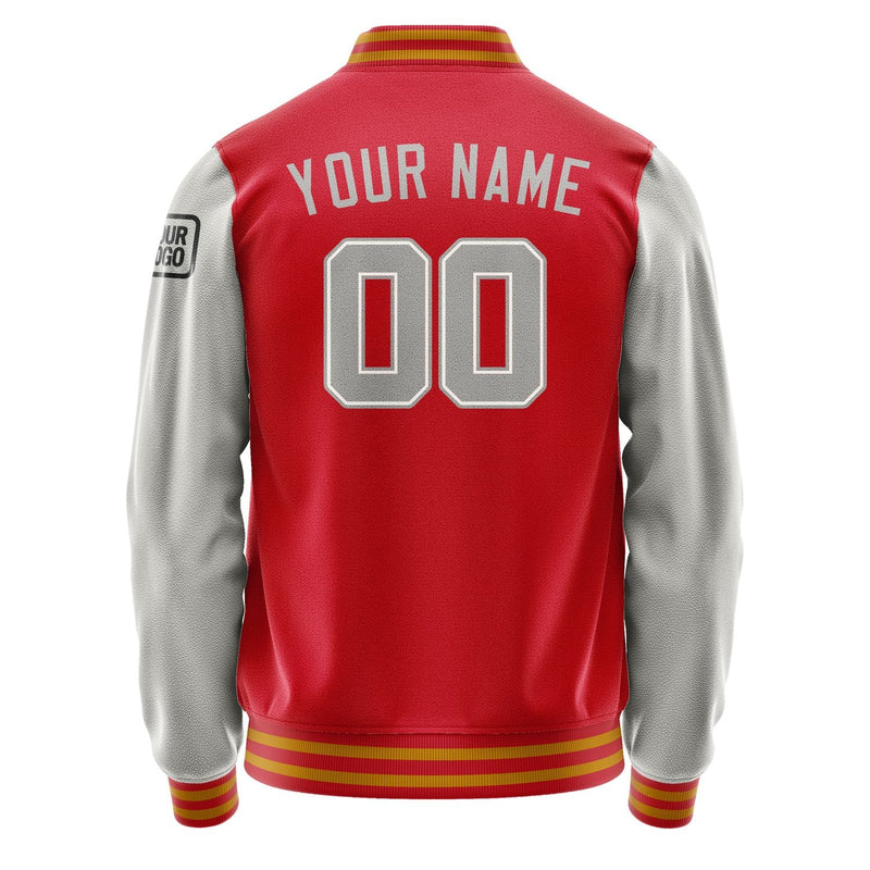 Custom Red Gray Jacket Jb1414041419041817