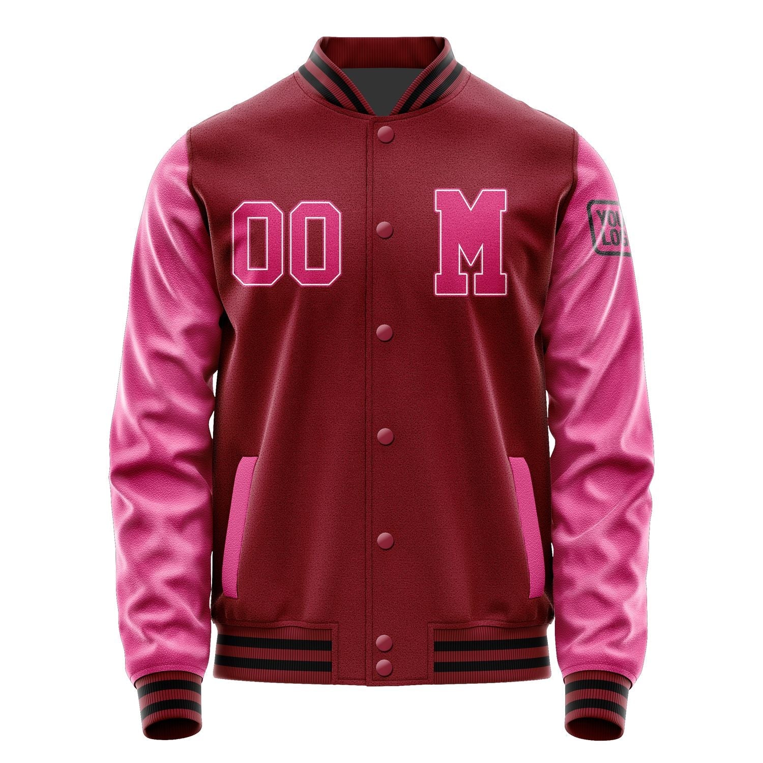Custom Crimson Red Pink Jacket Jb1515131517131817