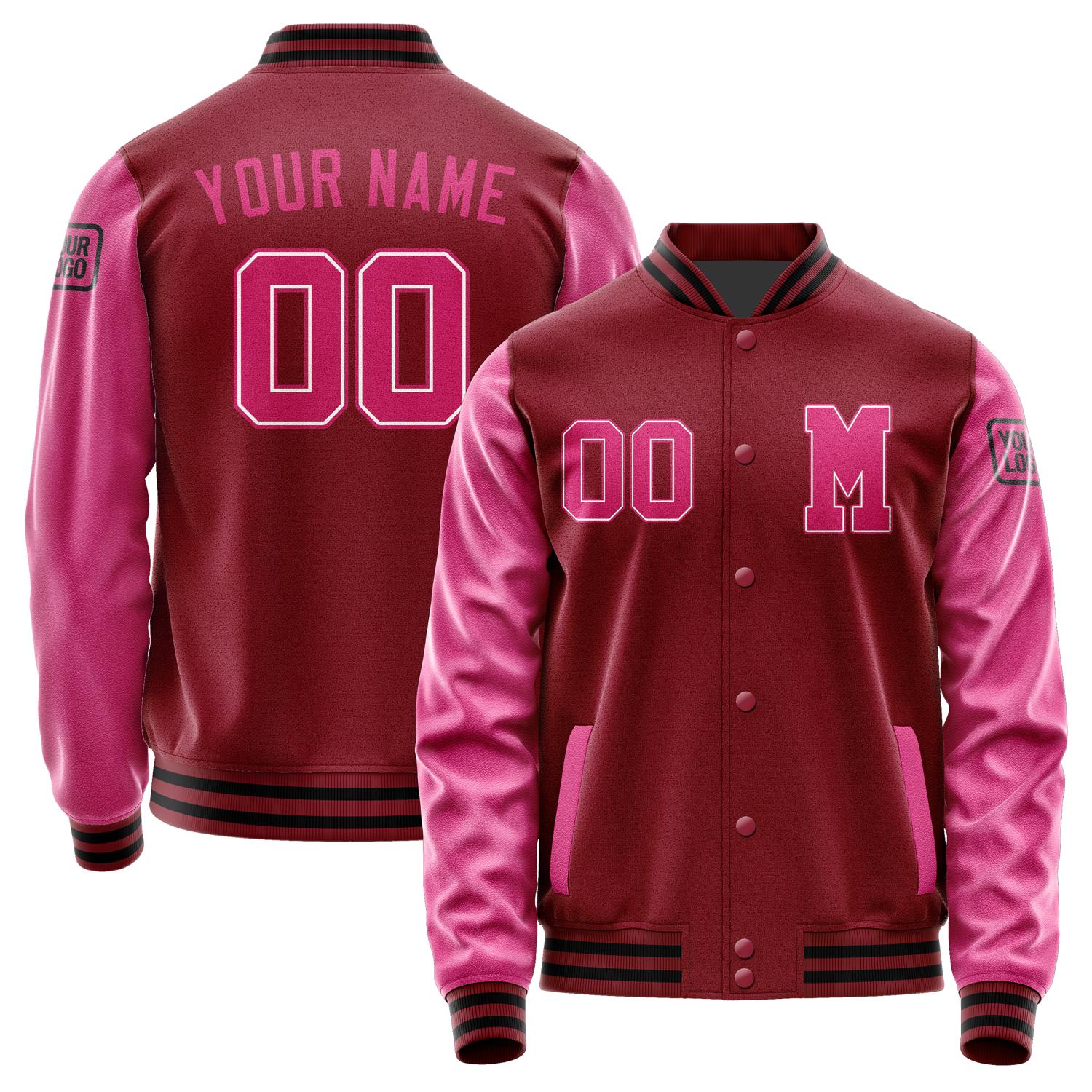 Custom Crimson Red Pink Jacket Jb1515131517131817