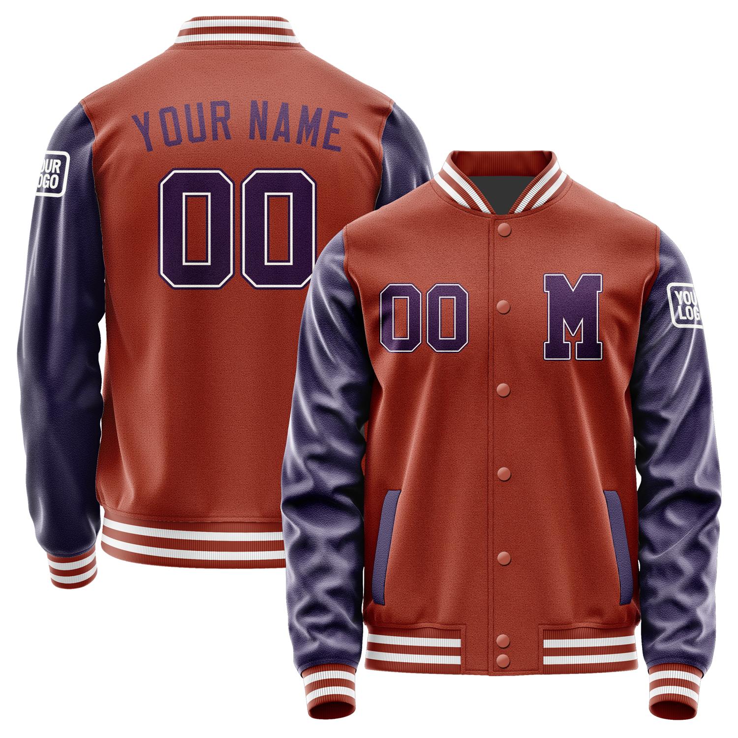 Custom Coral Red Purple Jacket Jb1616071618071818