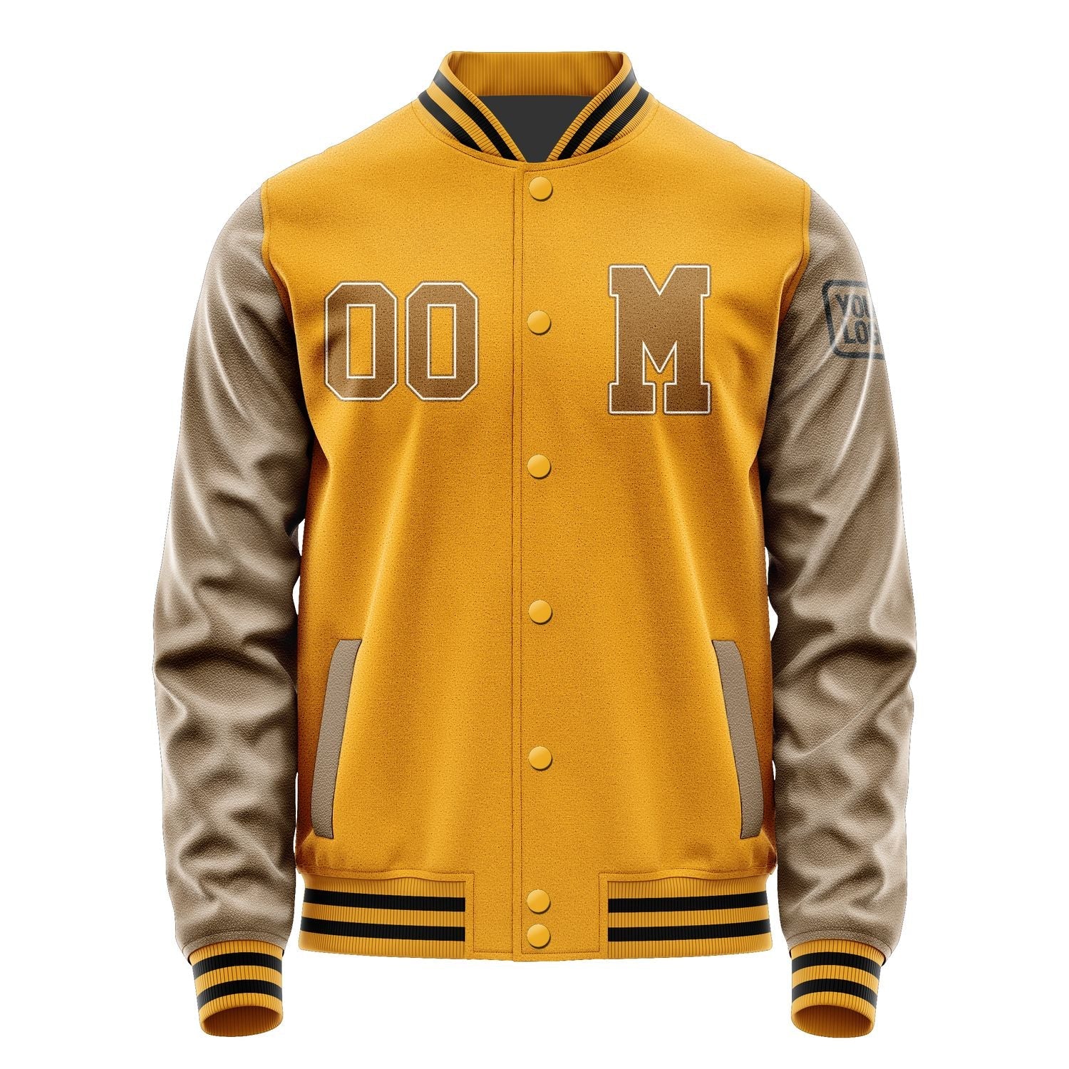Custom Yellow Khaki Jacket Jb1919221917221817