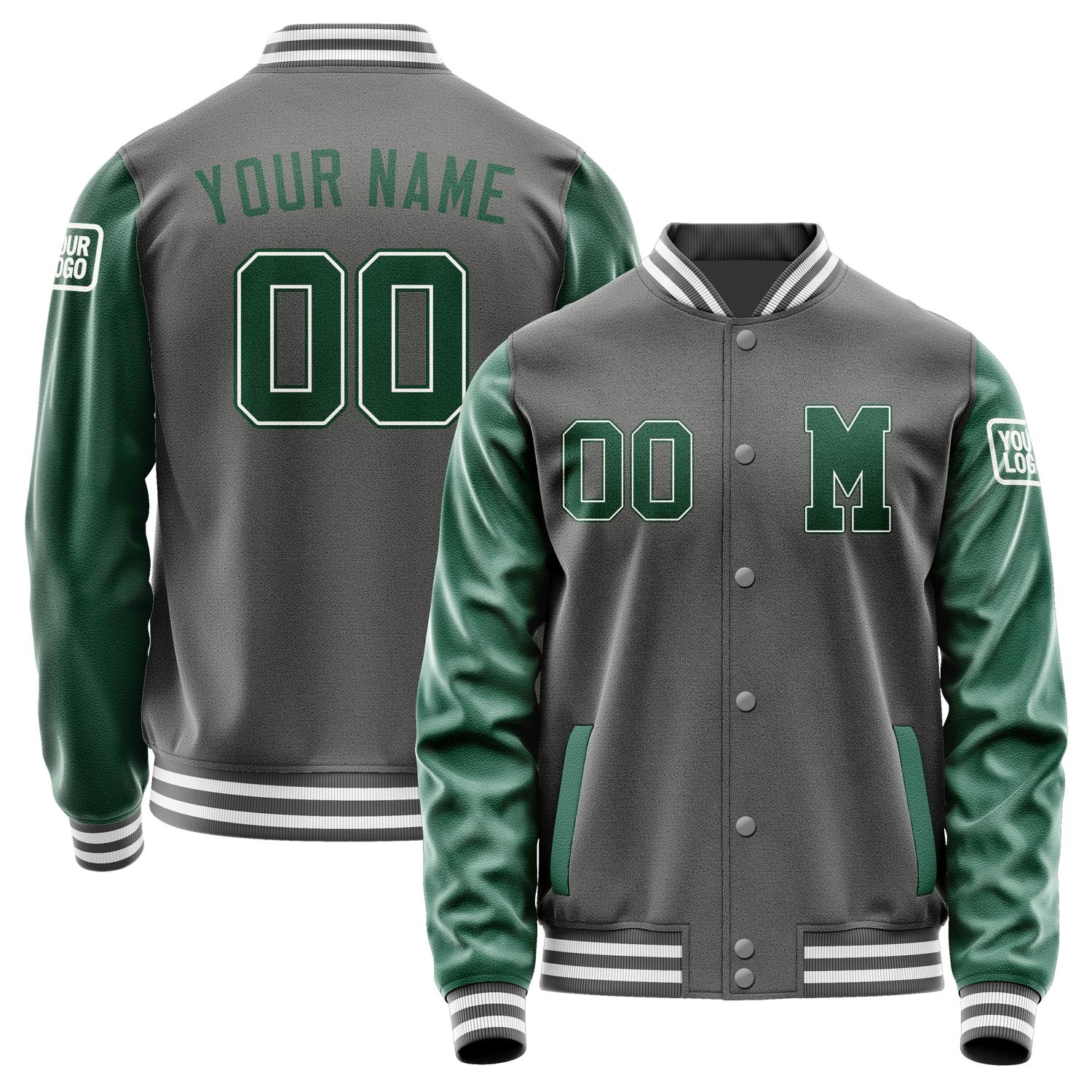 Custom Dark Grey Green Jacket Jb2020052018051818