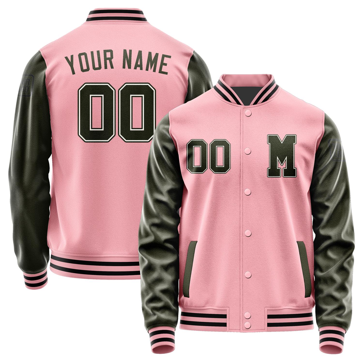 Custom Light Pink Dunkles Jacket Jb2121022117021817