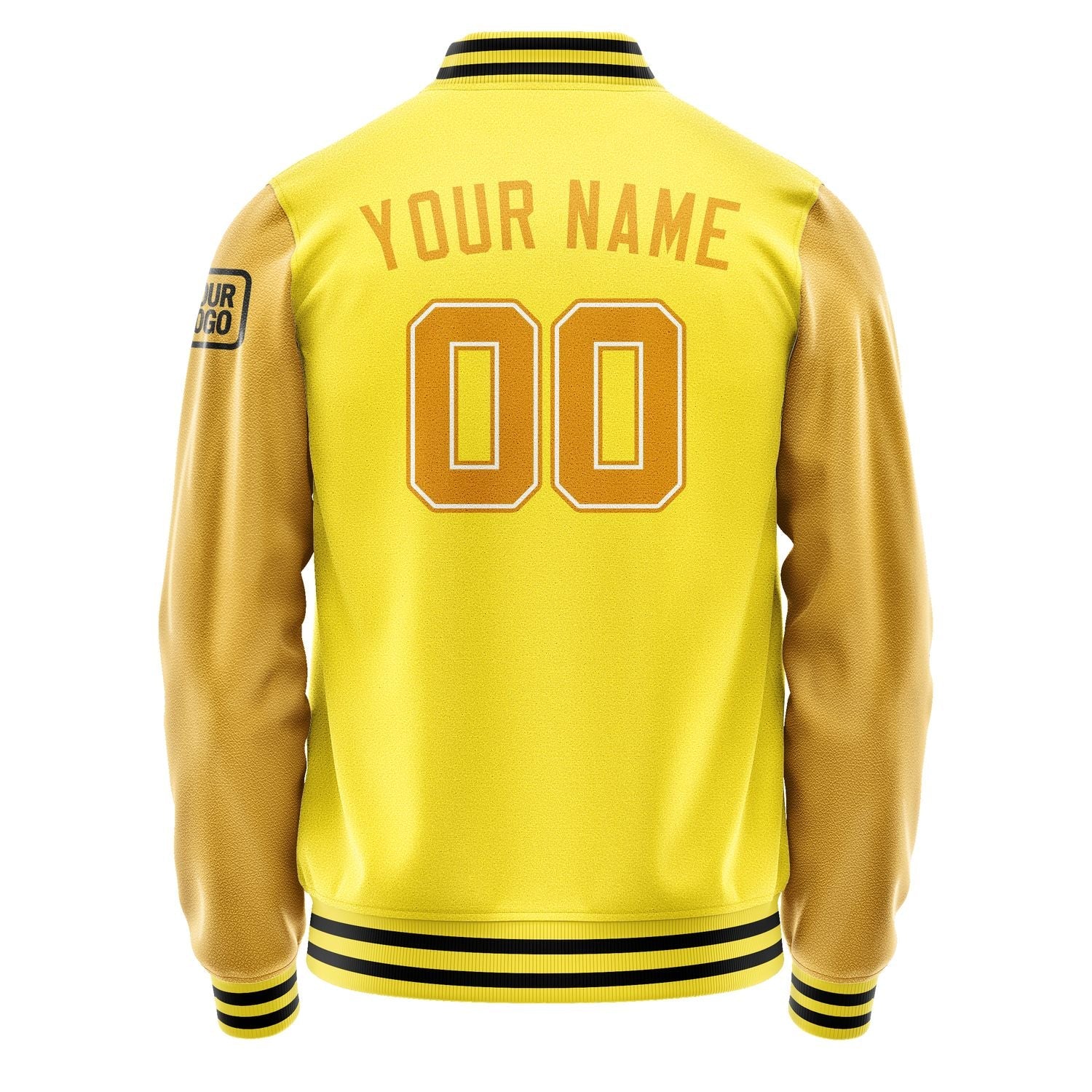 Custom Light Yellow Yellow Jacket Jb2626192617191817