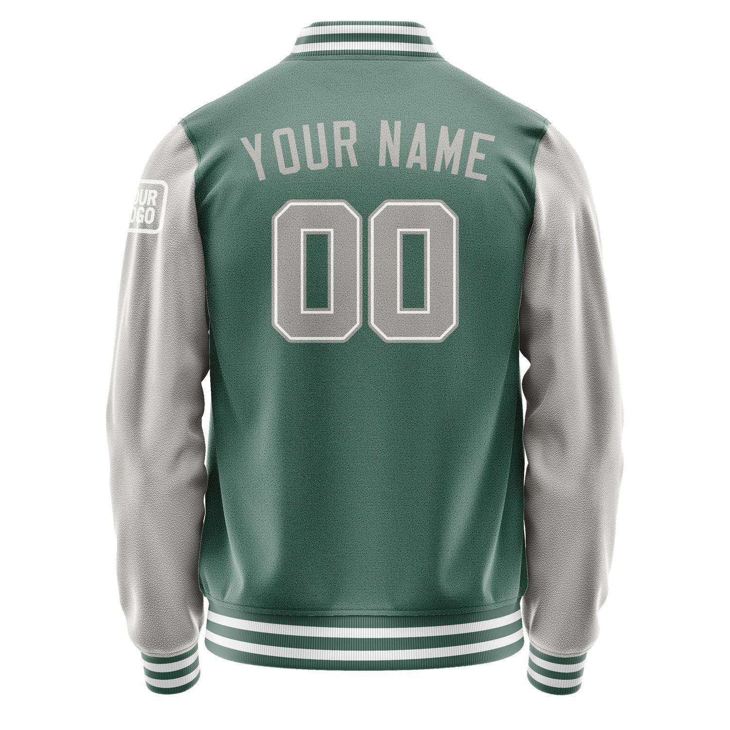 Custom Blue Green Gray Jacket Jb2727042718041818
