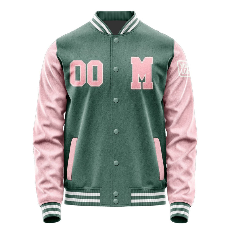 Custom Blue Green Light Pink Jacket Jb2727212718211818