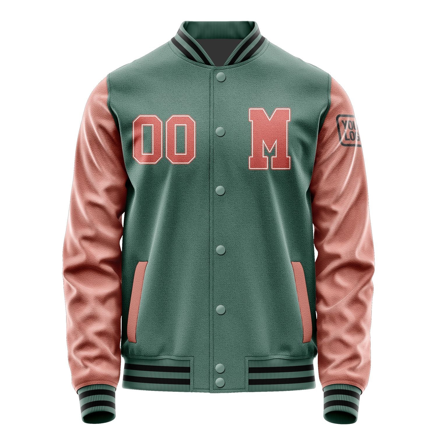 Custom Blue Green Copper Rose Jacket Jb2727292717291817