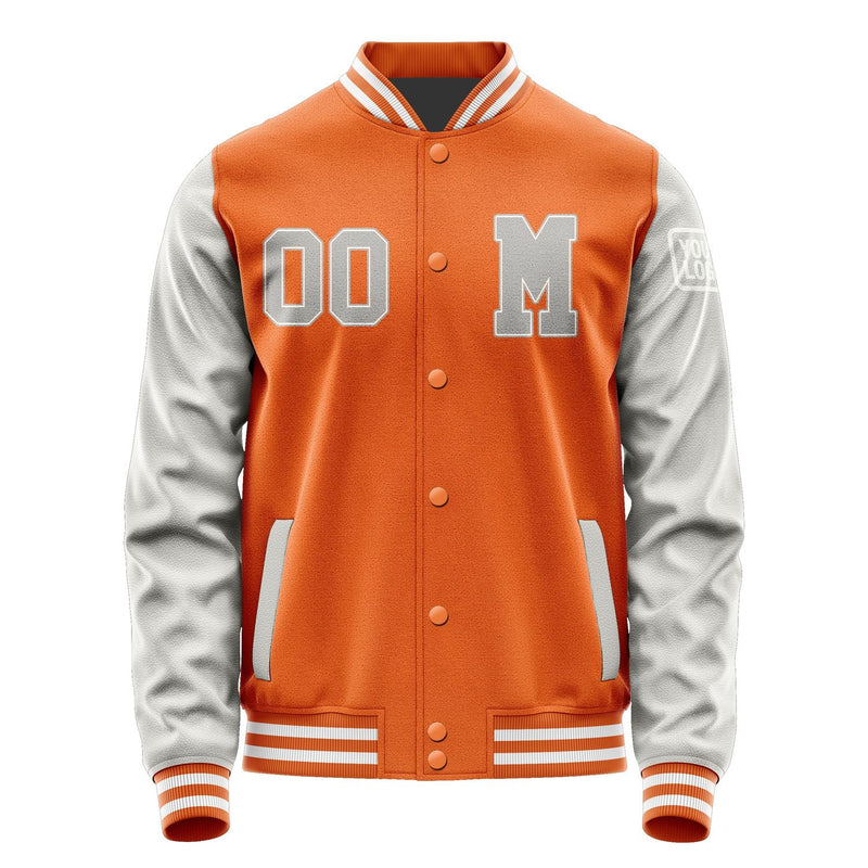 Custom Orange Gray Jacket Jb2828042818041818
