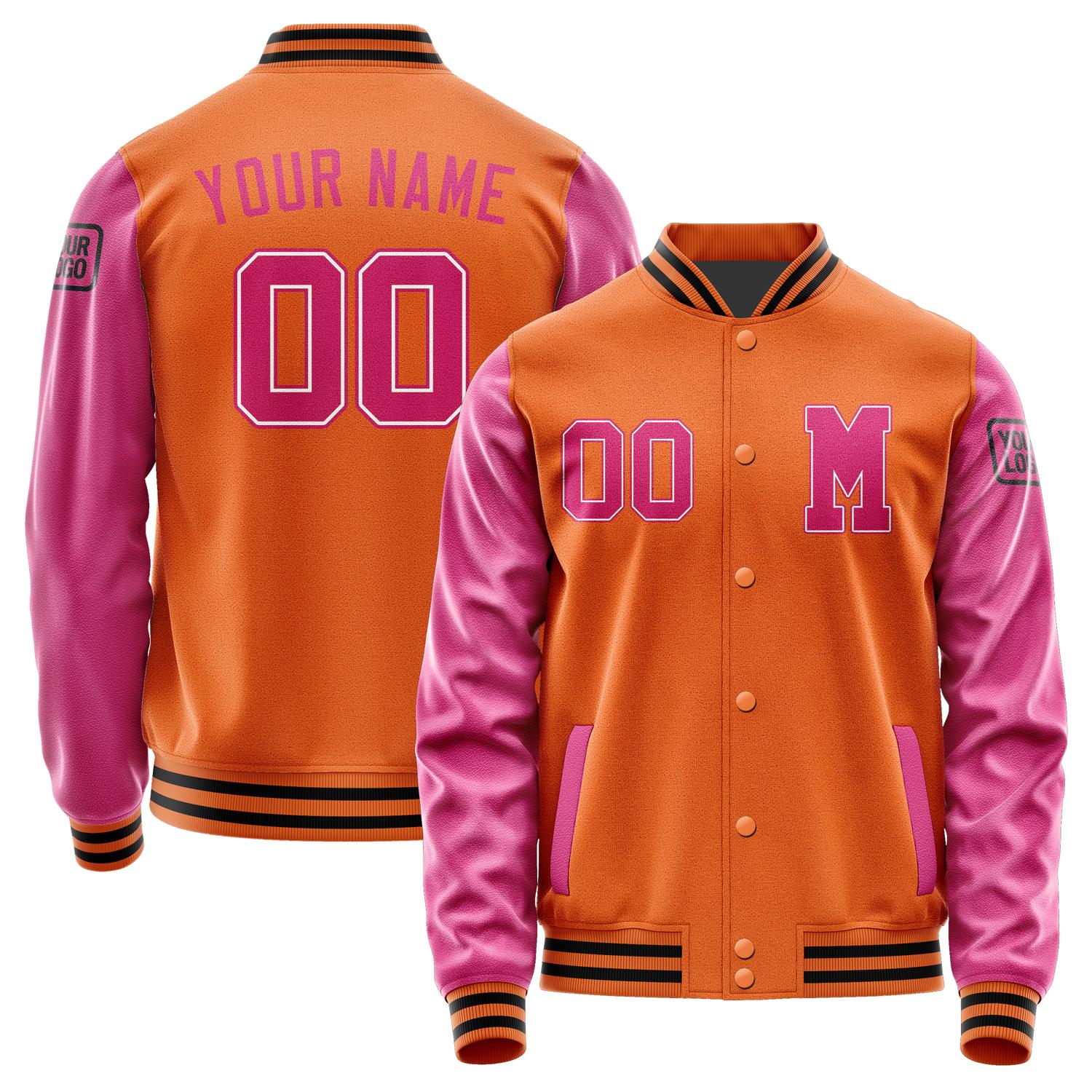 Custom Orange Pink Jacket Jb2828132817131817