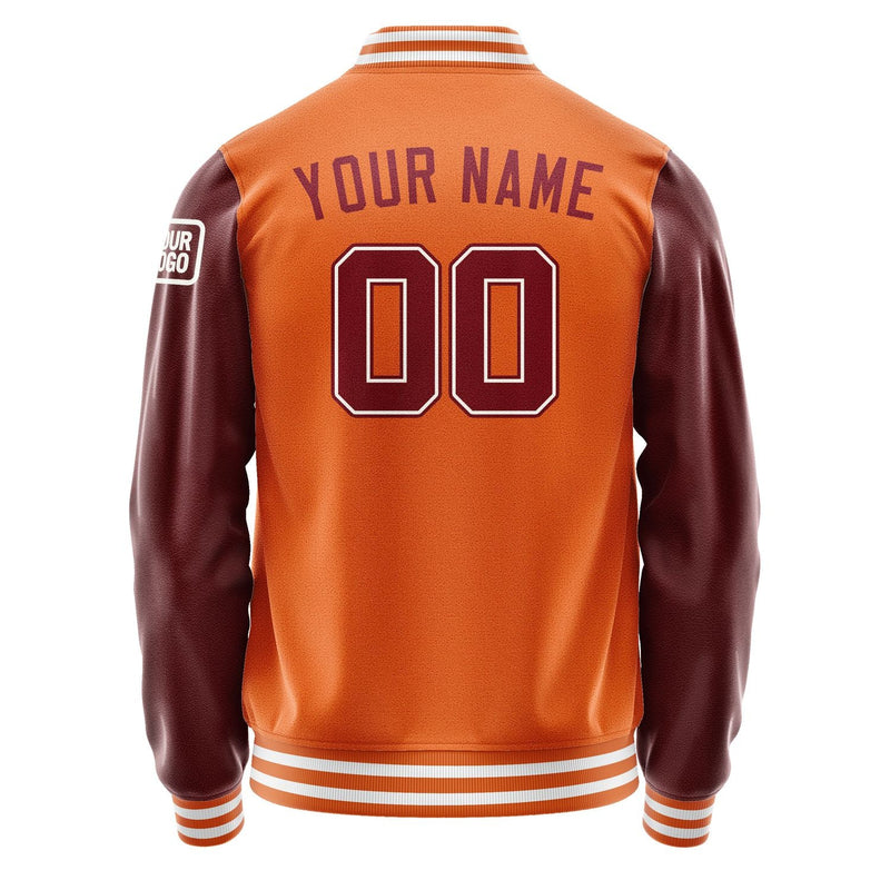 Custom Orange Crimson Red Jacket Jb2828152818151818
