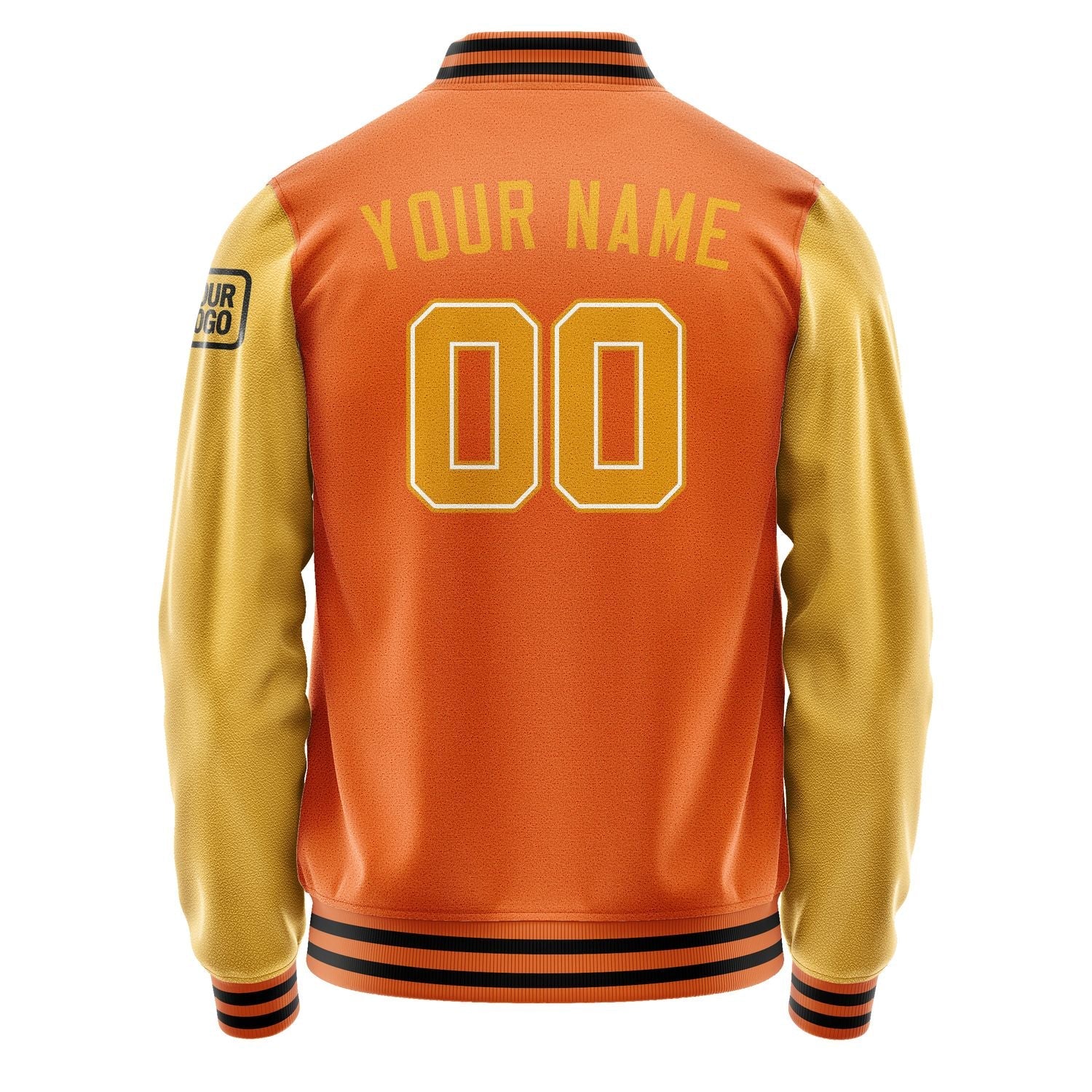 Custom Orange Yellow Jacket Jb2828192817191817