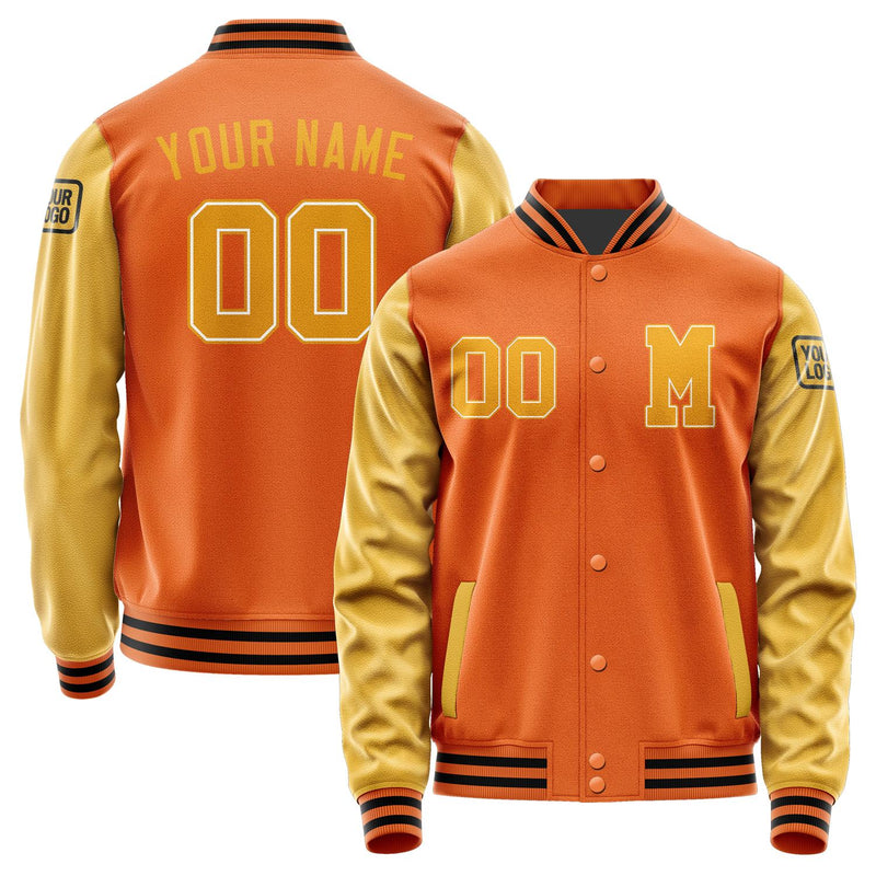 Custom Orange Yellow Jacket Jb2828192817191817