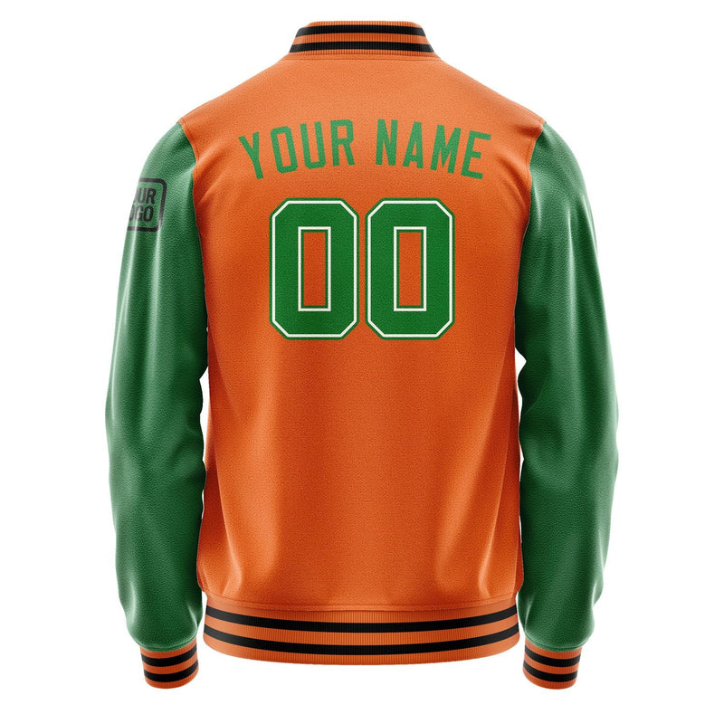 Custom Orange Emerald Green Jacket Jb2828242817241817