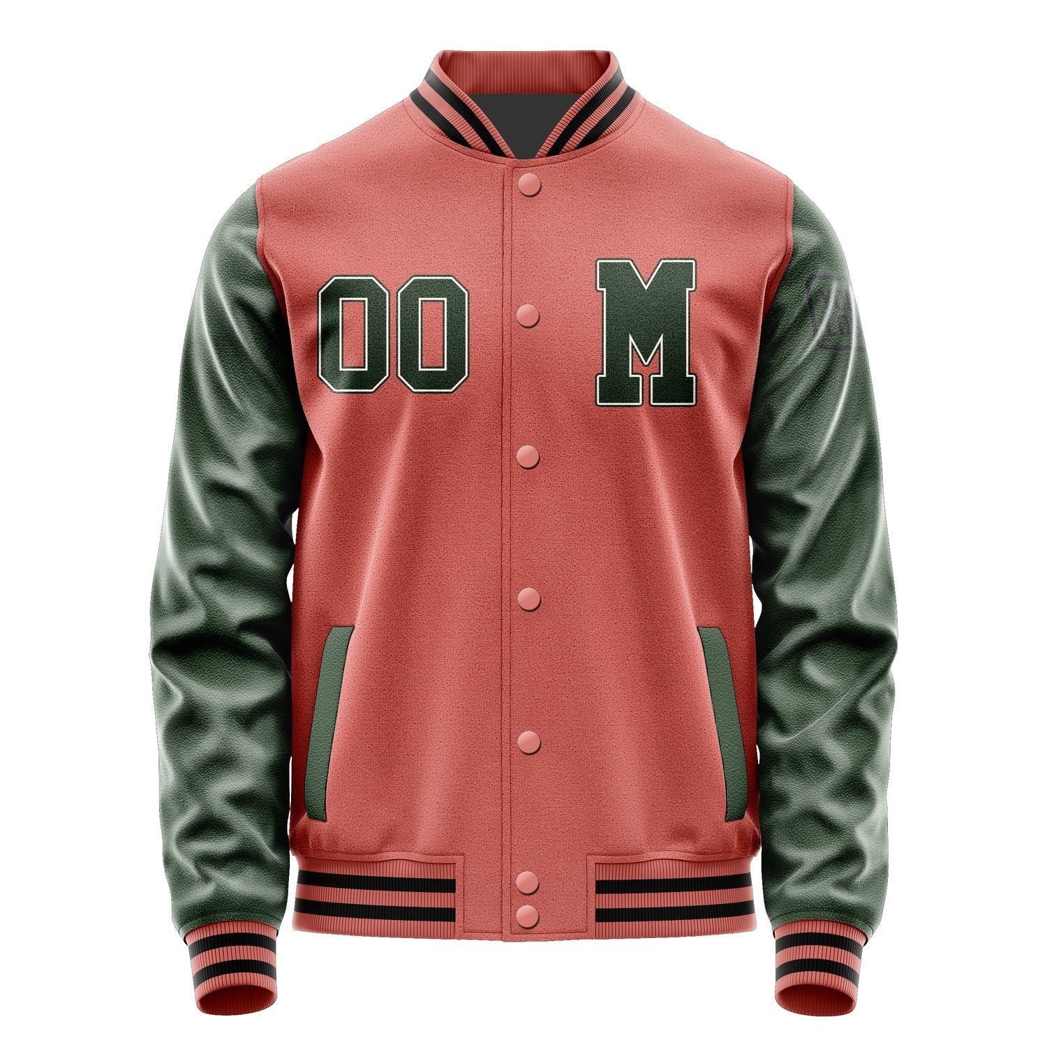 Custom Copper Rose Dark Green Jacket Jb2929062917061817