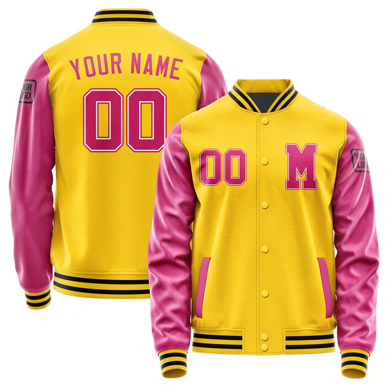 Custom Gold Pink Jacket Jb3030133017131817