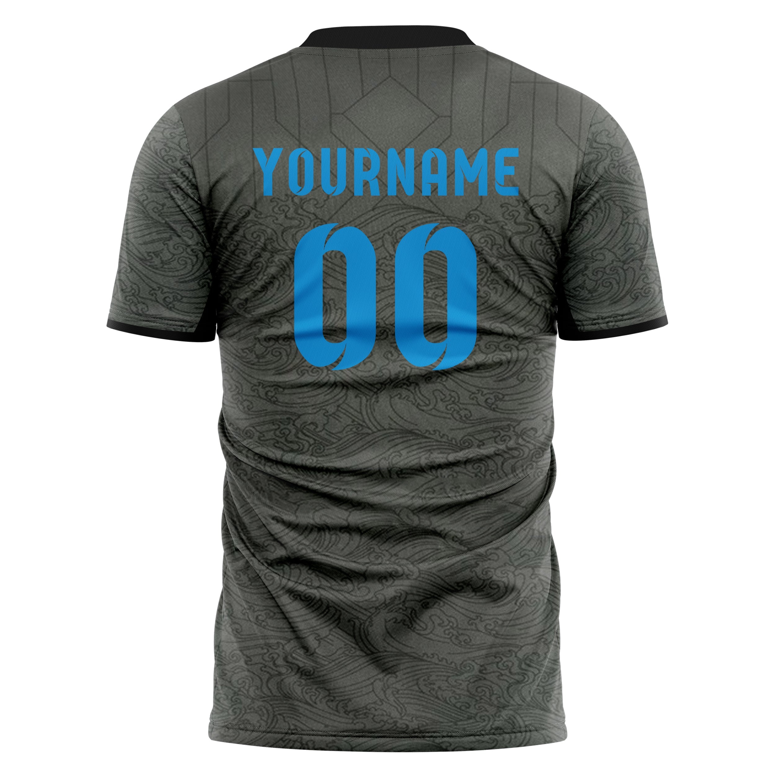 Troisième maillot inspiré du golfe de Naples - Nom, numéro et logo personnalisés