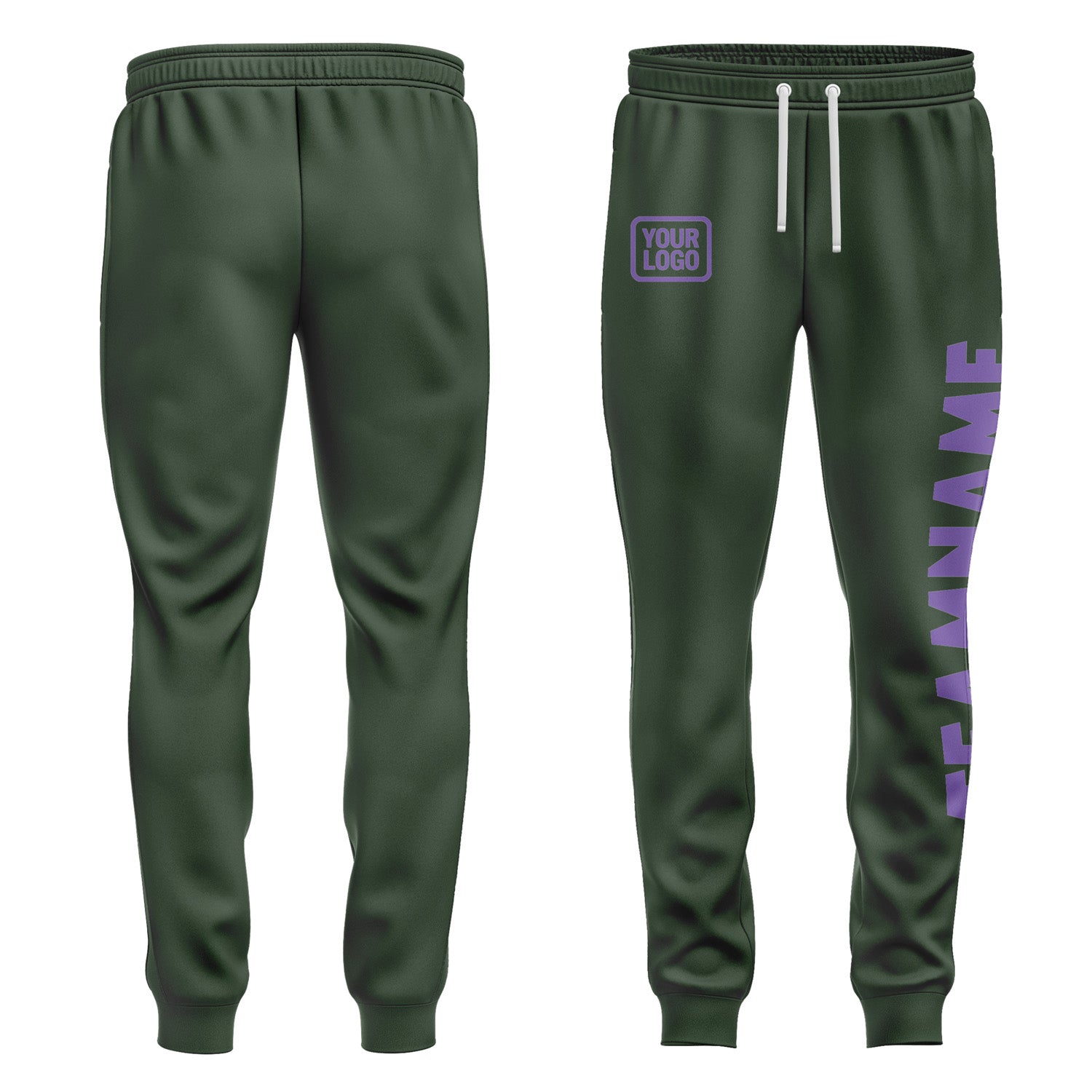 Custom Dark Green Pants PA06B123