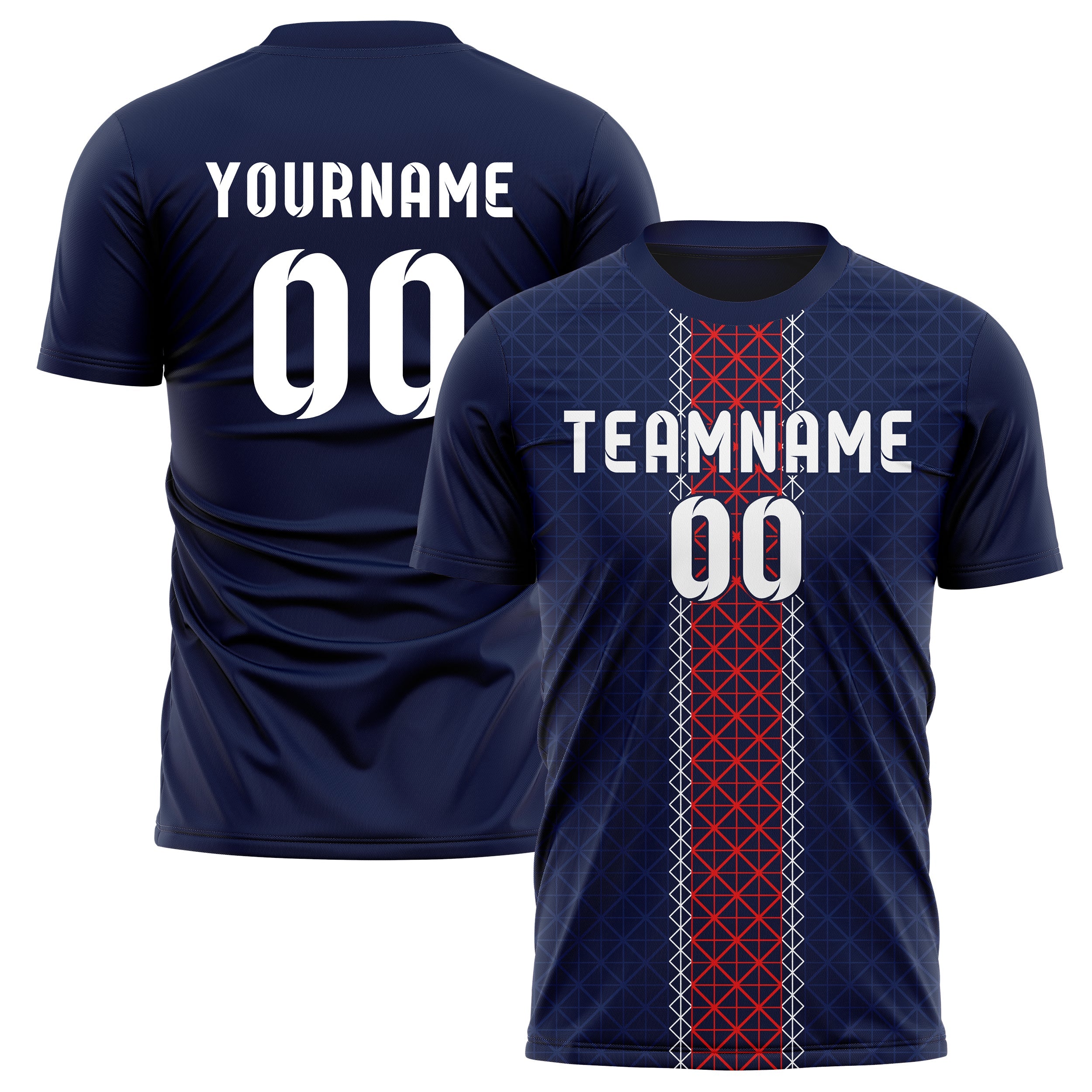 Maillot domicile inspiré de l'Île-de-France - Nom, numéro et logo personnalisés
