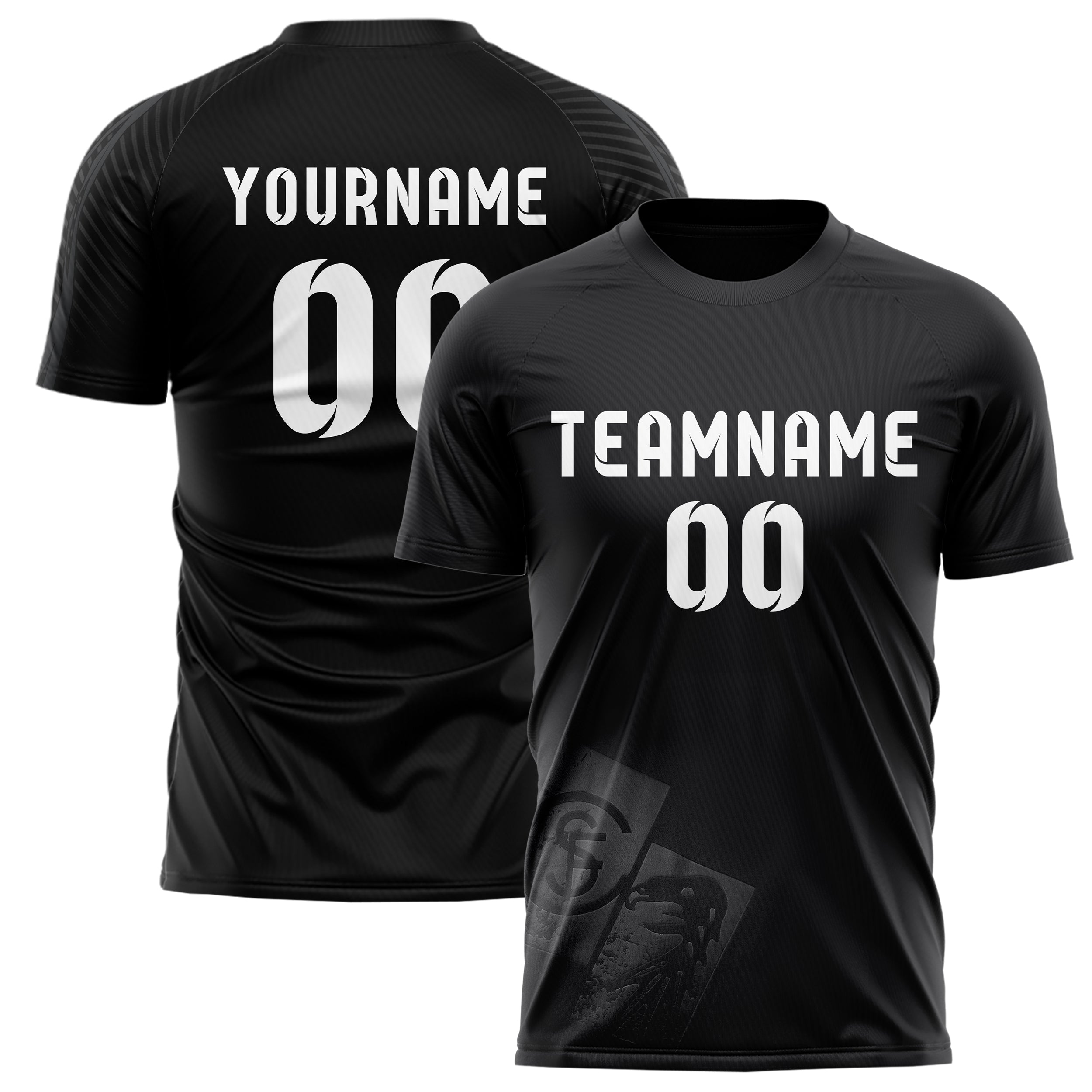 Maillot inspiré du troisième maillot de la Forêt-Noire - Nom, numéro et logo personnalisés