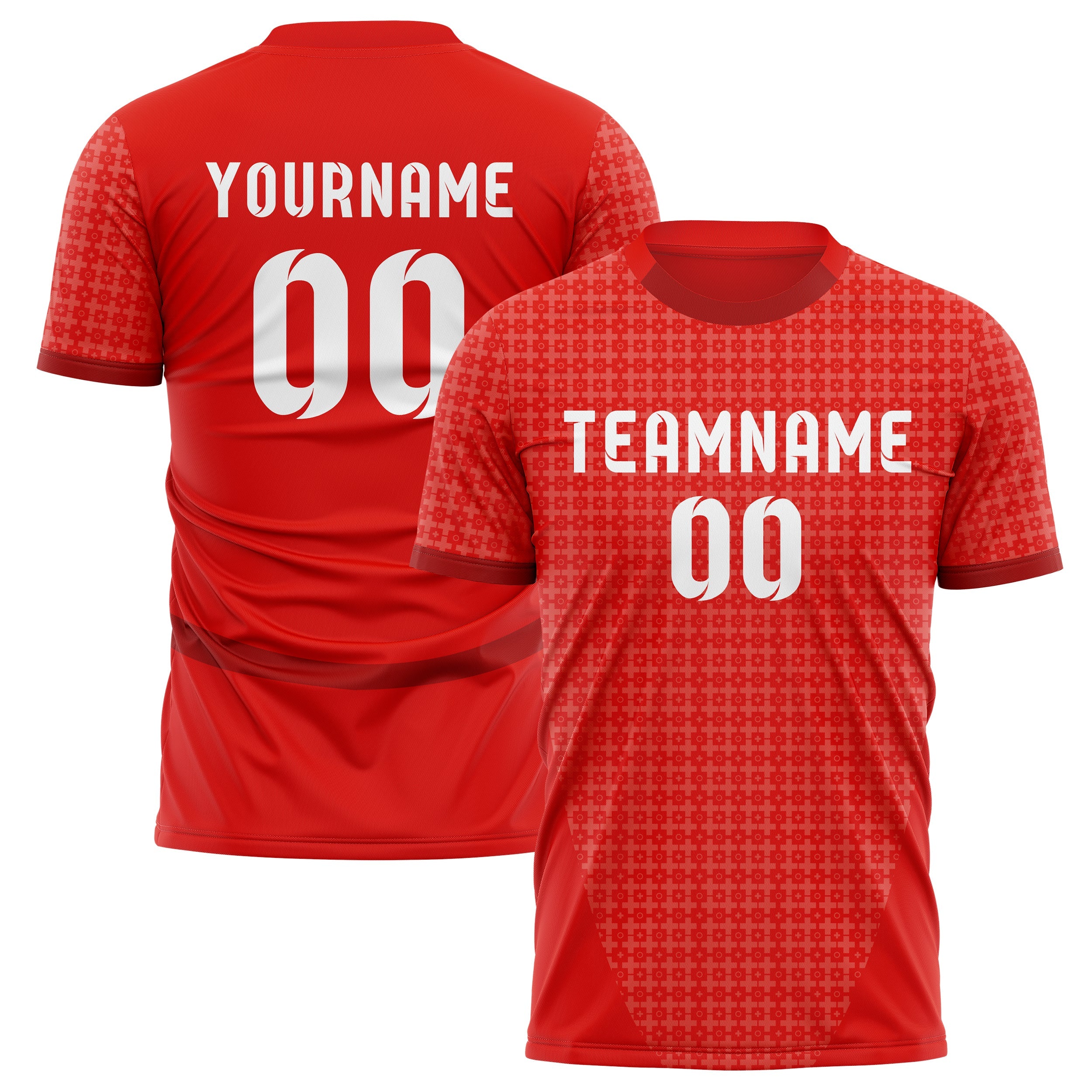 Maillot domicile suisse inspiré du football – Nom, numéro et logo personnalisés