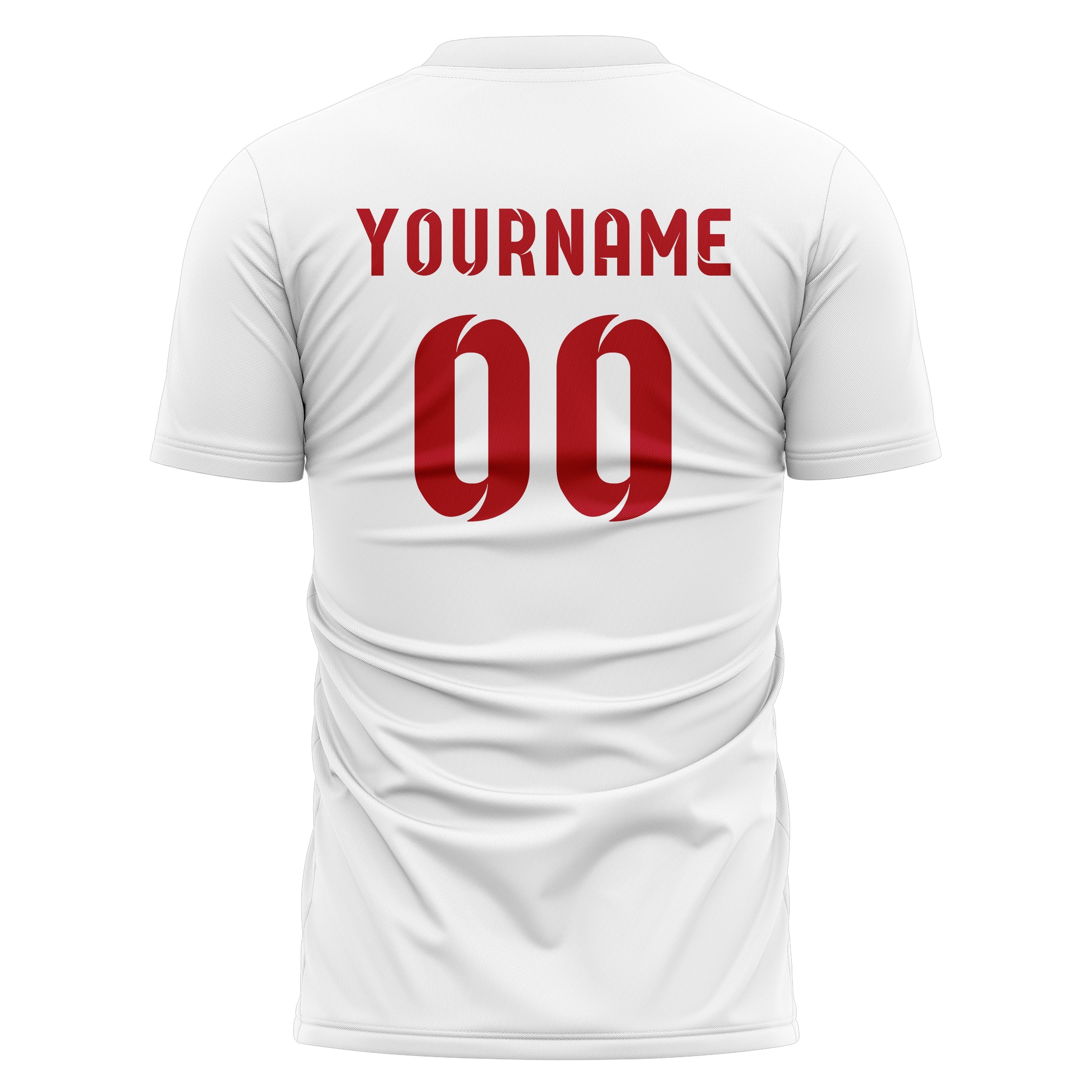 Maillot de football domicile Turquie – Nom, numéro et logo personnalisés