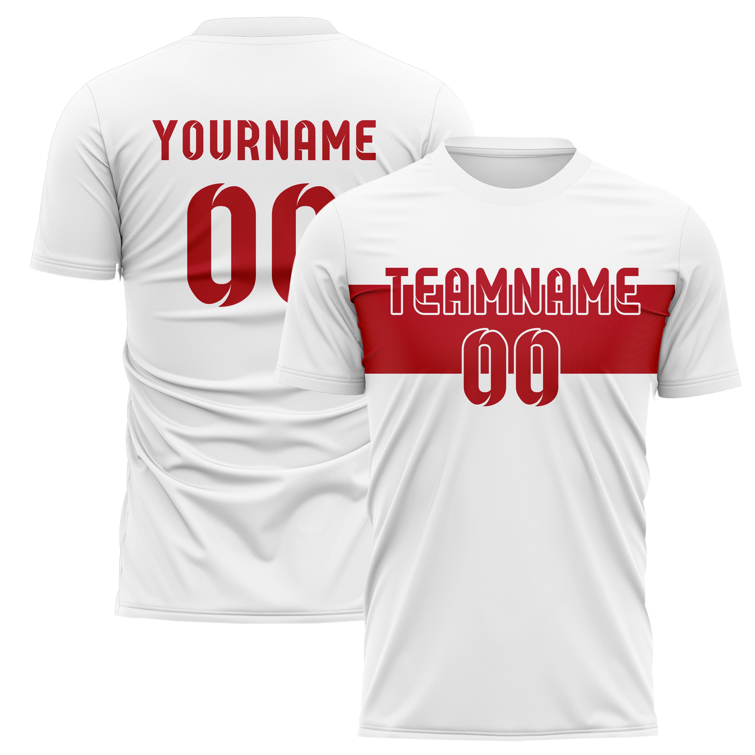 Maillot de football domicile Turquie – Nom, numéro et logo personnalisés